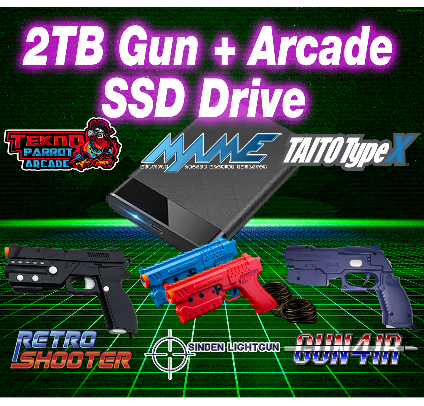 2TB Gun + Arcade SSD Drive