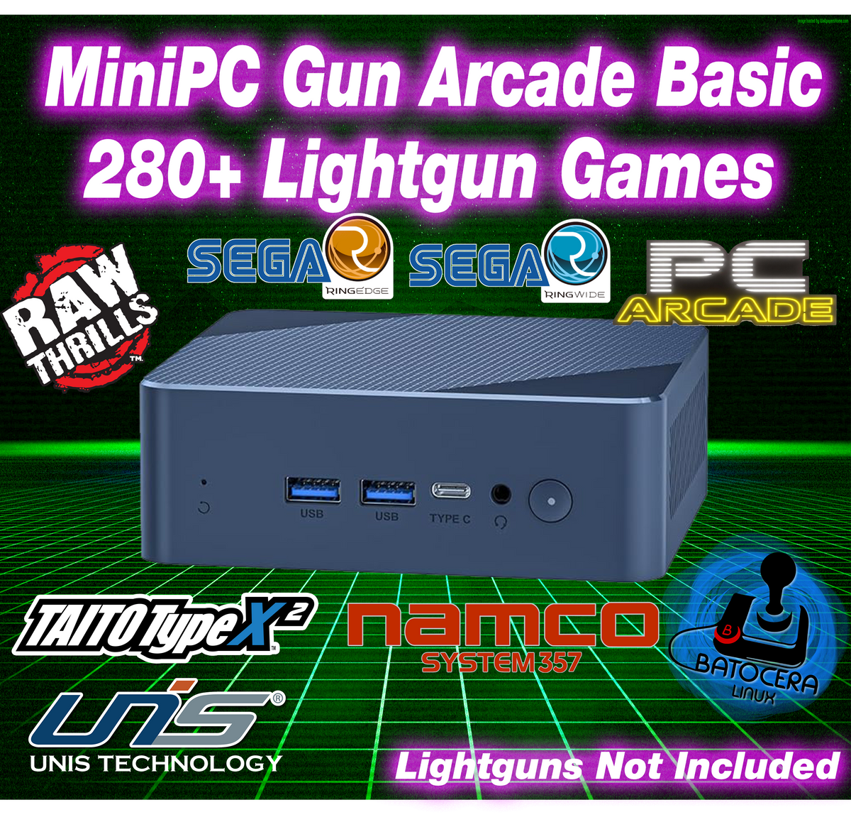 Mini PC Gun Arcade BASIC