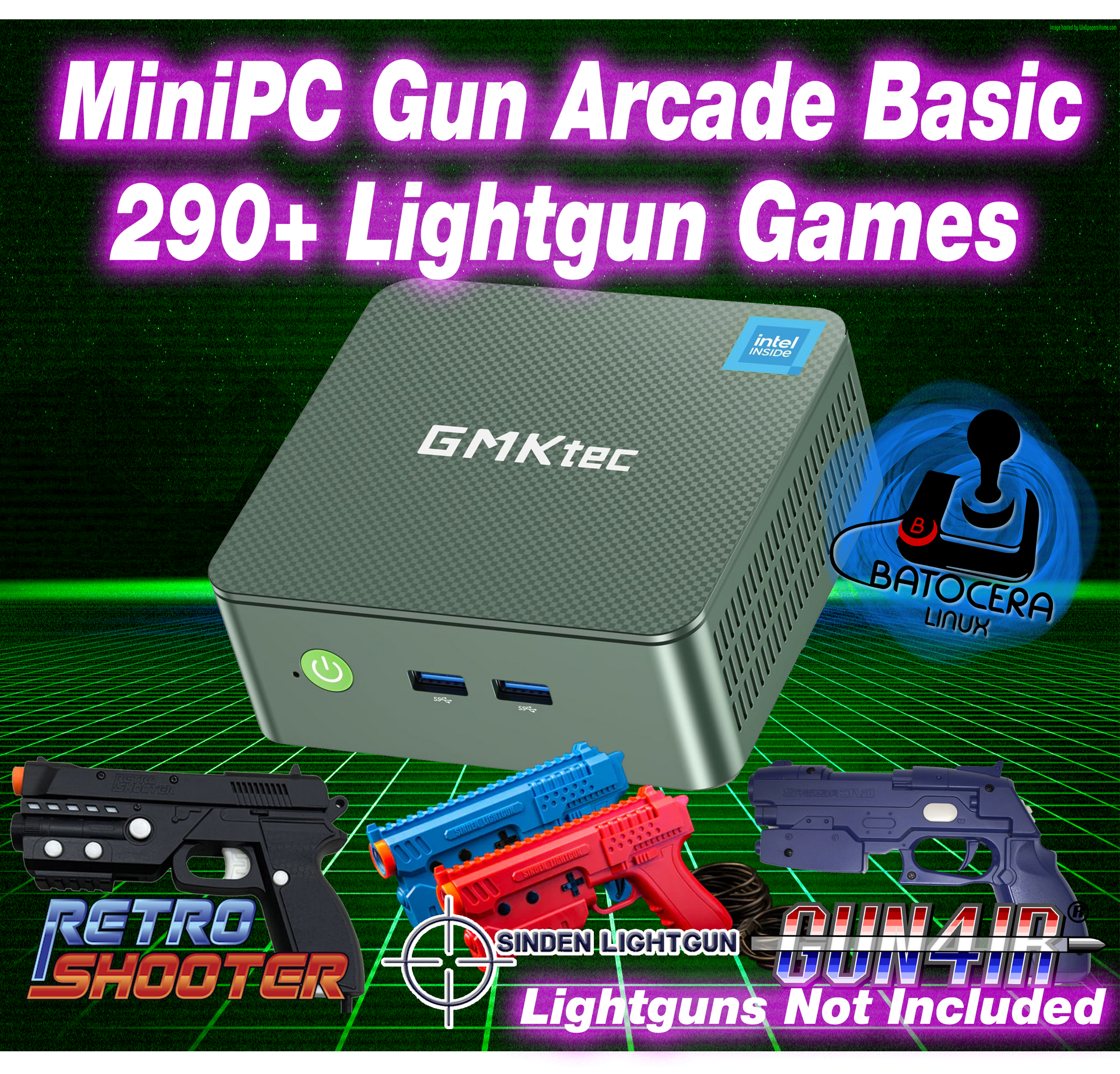 タイムクライシス　sinden light gun ミニpc付きセットアップ済 Mini PC Gun Arcade BASIC – Northwest Arcades